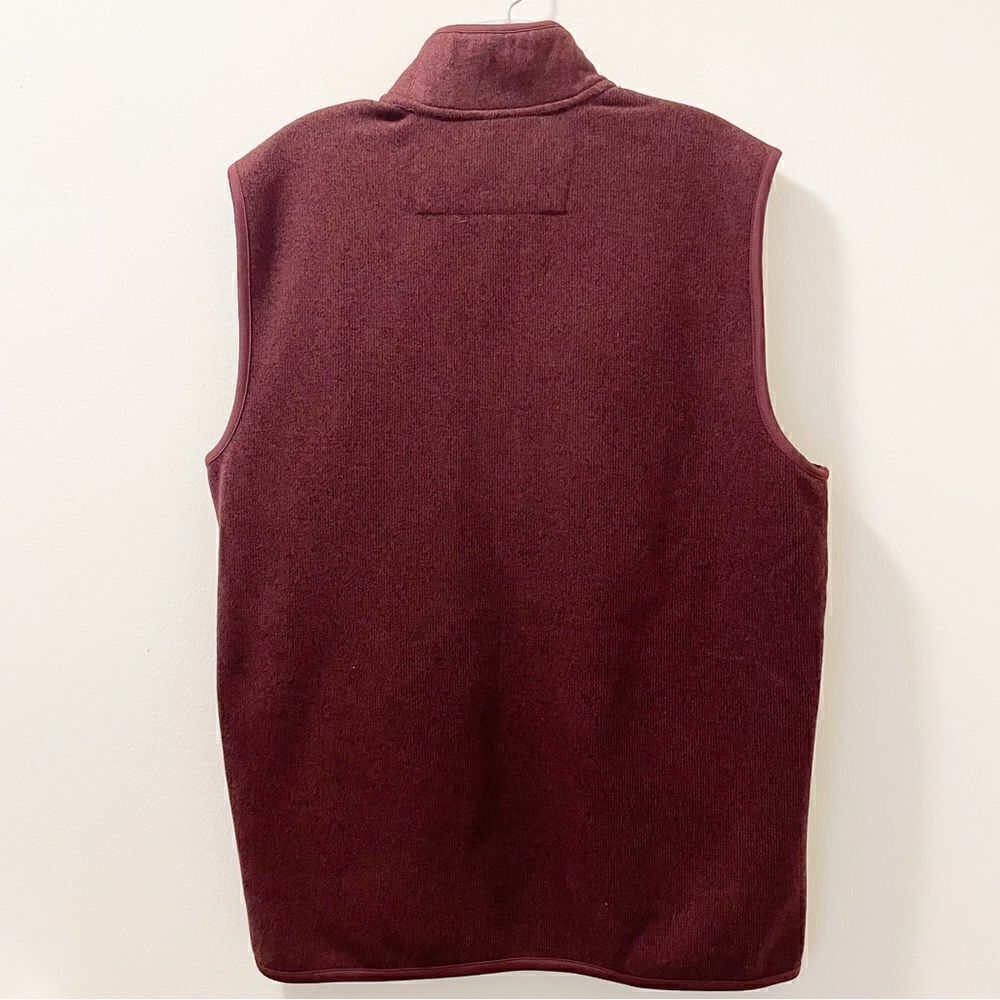 Chaps Fleece Mockneck Vest - Size Medium - Picture 3 of 9